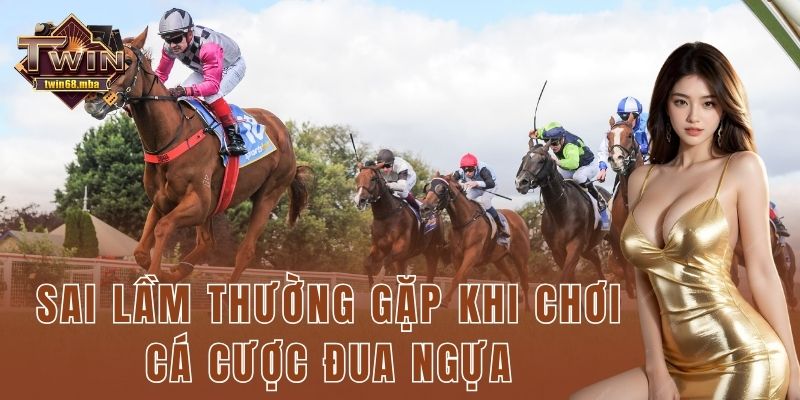 Sai lầm thường gặp khi chơi cá cược đua ngựa