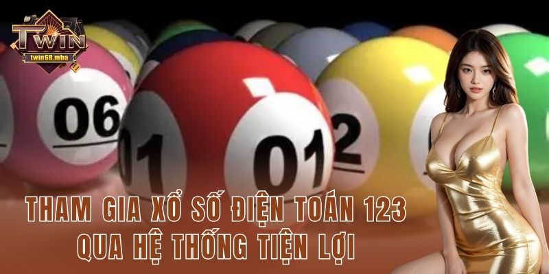 Tham gia xổ số điện toán 123 qua hệ thống tiện lợi
